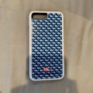 Iphone 7/8+ blue and white vineyard vines case